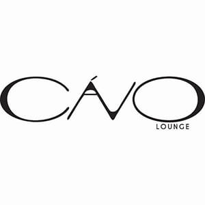 Cavo Lounge White and Black Logo