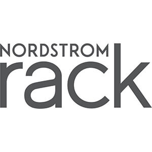 Nordstrom Rack Logo White with Black Letters