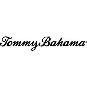 Tommy Bahama White Logo with Black Letters