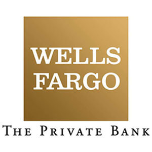 Wells Fargo Private Bank Logo Gold With White Border