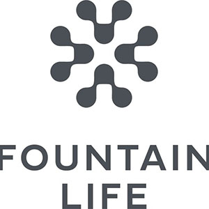 Fountain Life Logo Genetic Icon Design