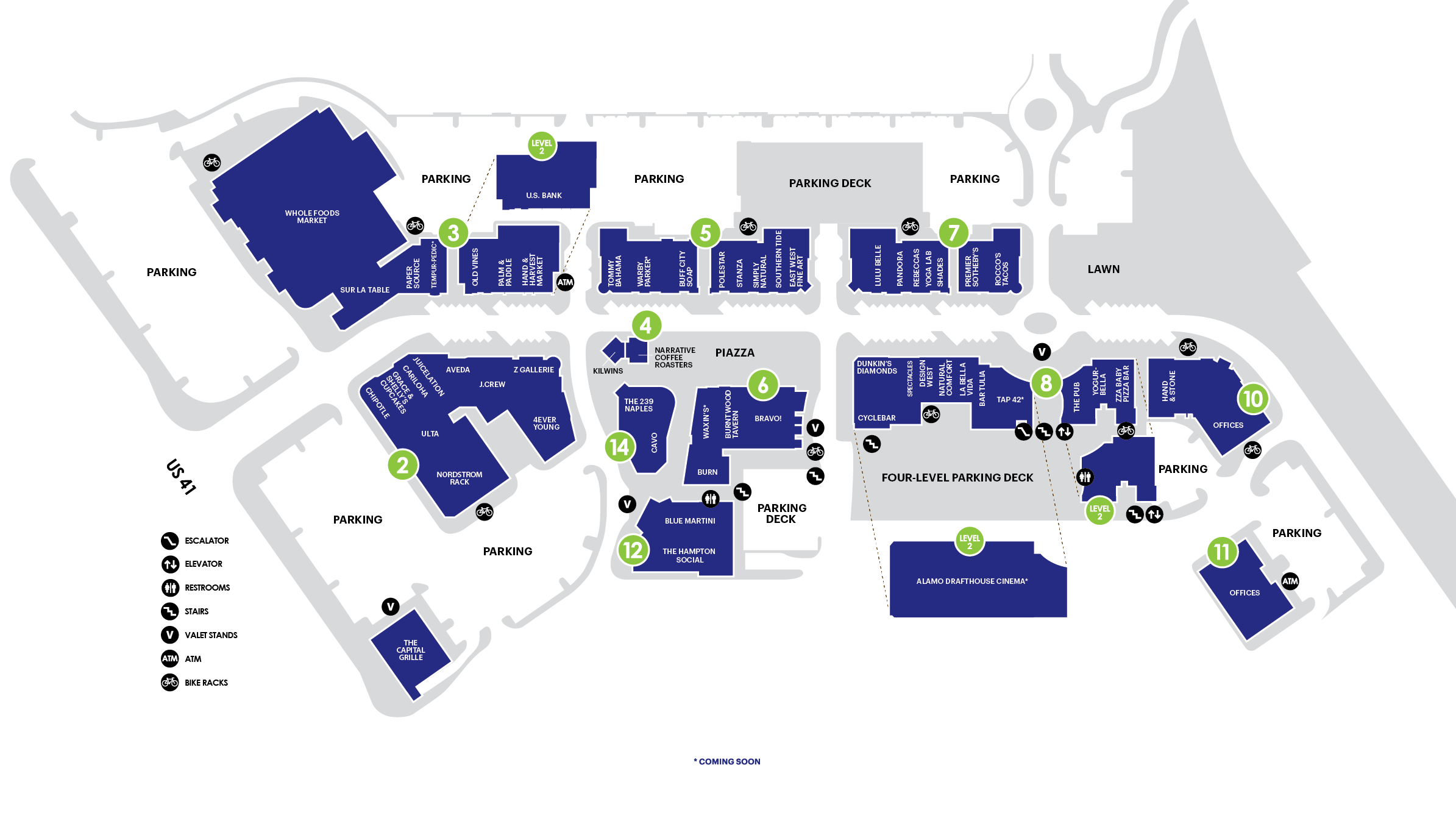 Directions & Parking Mercato